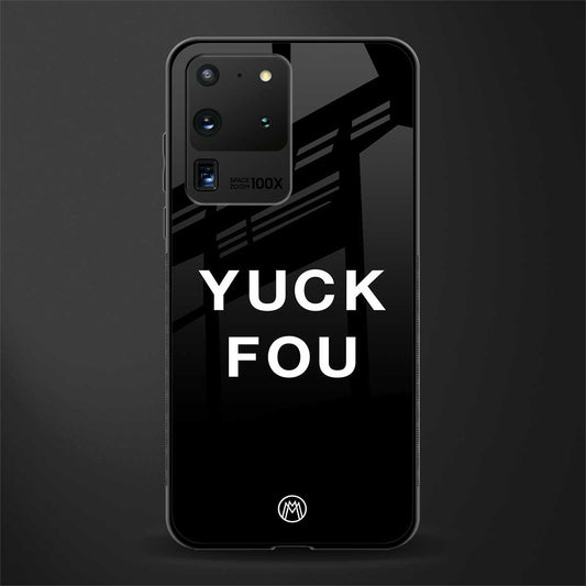 yuck fou glass case for samsung galaxy s20 ultra image