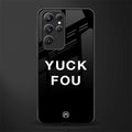 yuck fou glass case for samsung galaxy s21 ultra image