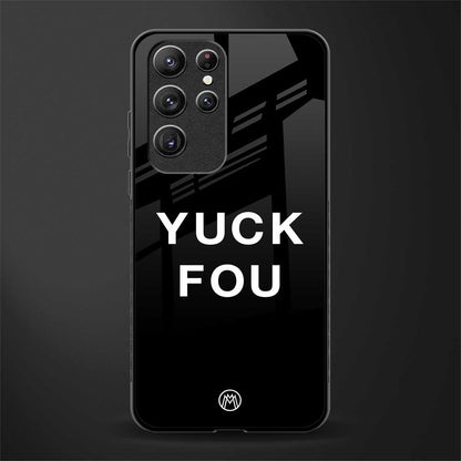 yuck fou glass case for samsung galaxy s21 ultra image