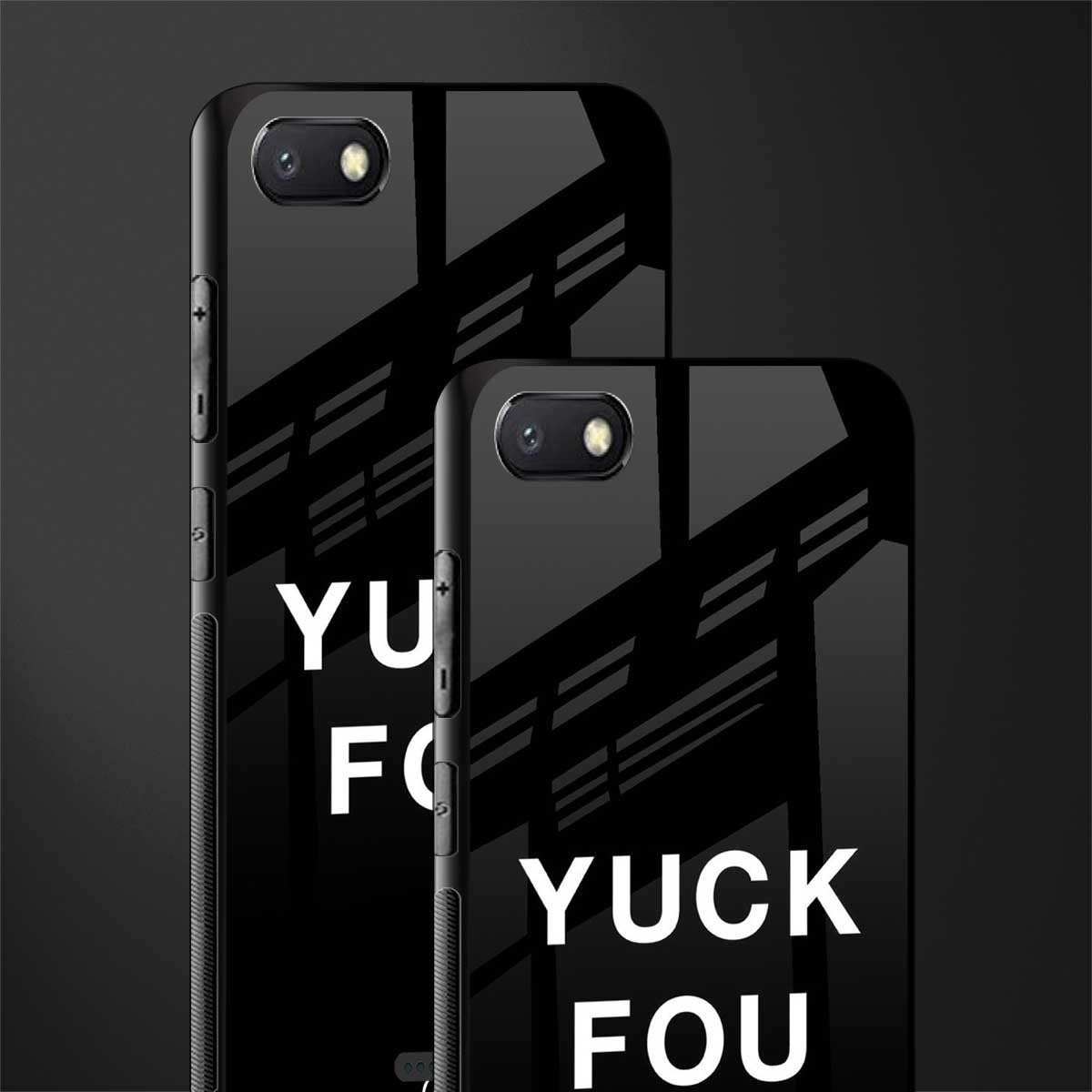 yuck fou glass case for redmi 6a image-2