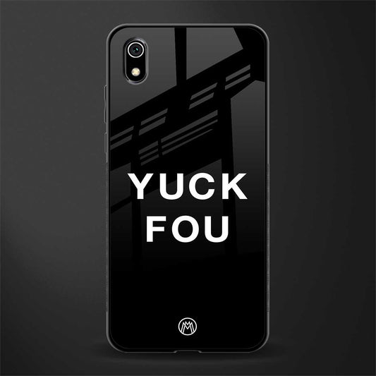 yuck fou glass case for redmi 7a image