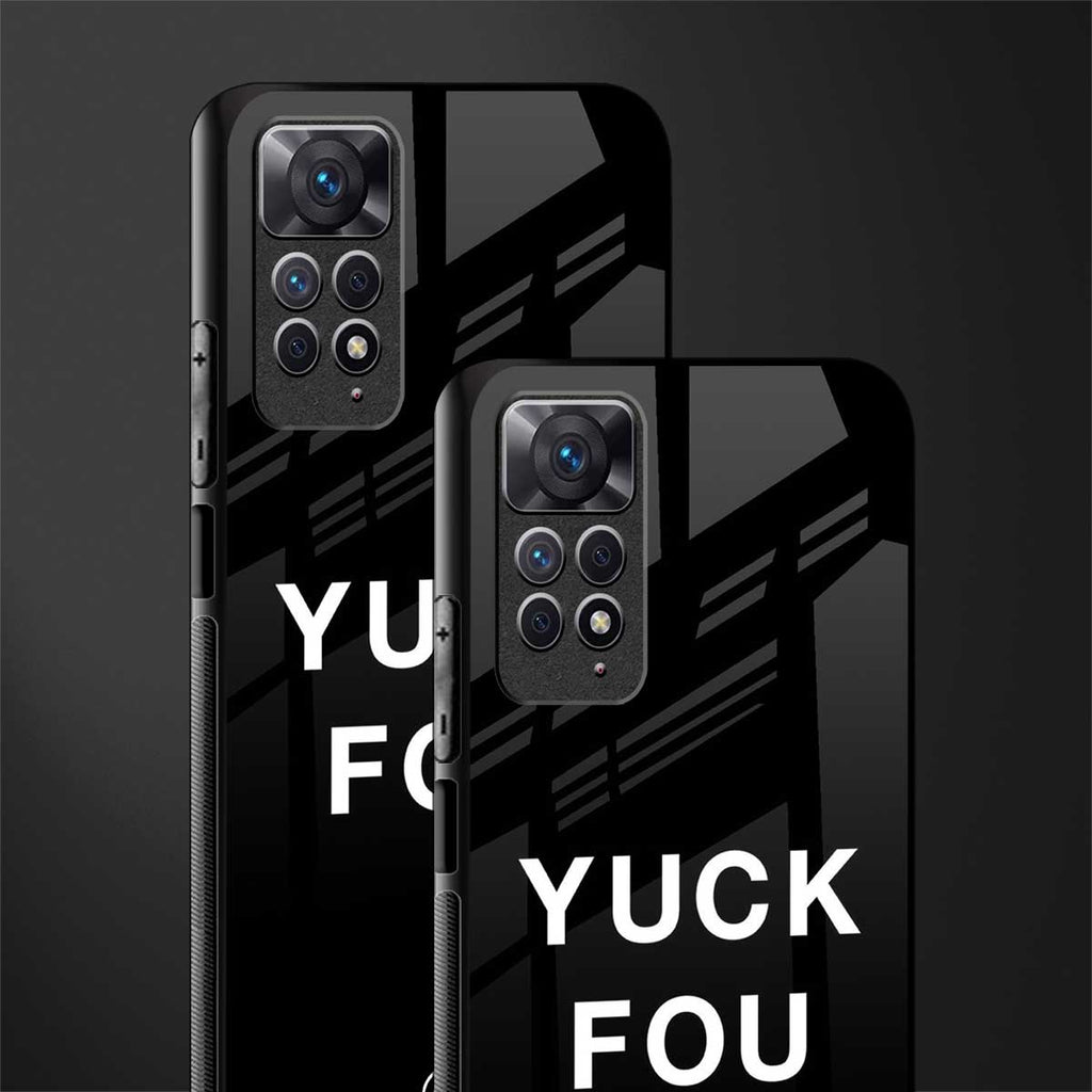 yuck fou glass case for redmi note 11 image-2