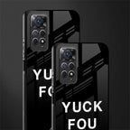 yuck fou glass case for redmi note 11 image-2