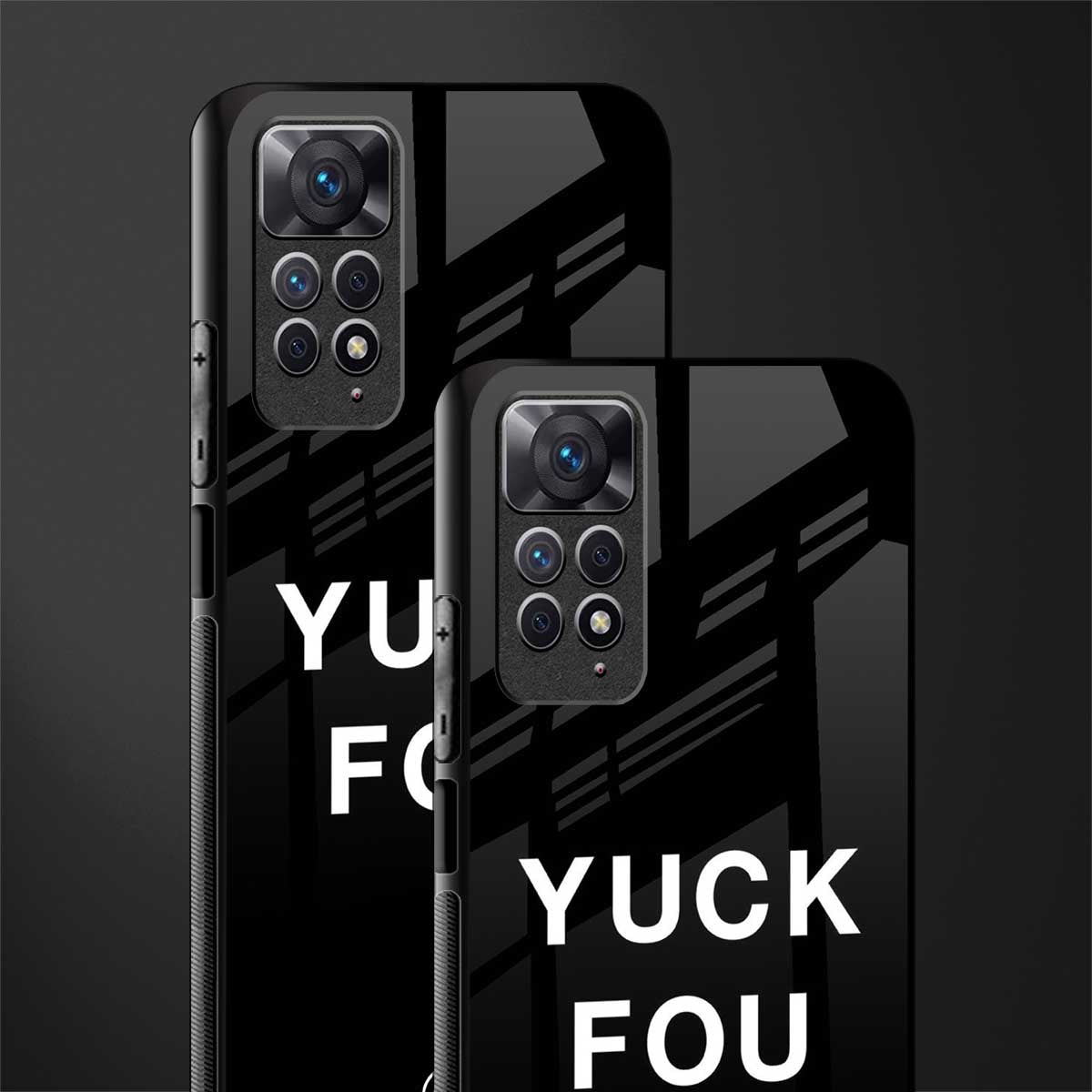 yuck fou glass case for redmi note 11 image-2