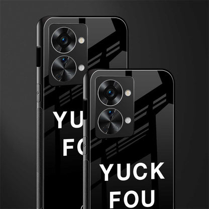 yuck fou glass case for phone case | glass case for oneplus nord 2t 5g