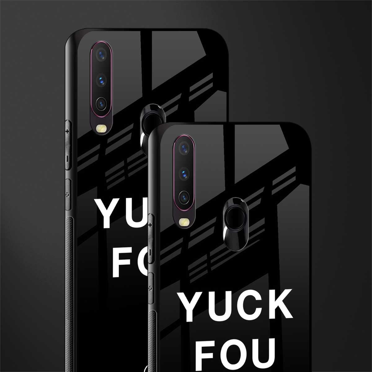 yuck fou glass case for vivo y15 image-2