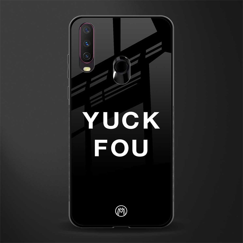 yuck fou glass case for vivo y12 image
