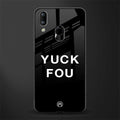 yuck fou glass case for vivo y91 image
