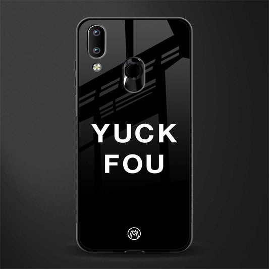 yuck fou glass case for vivo y91 image