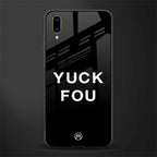 yuck fou glass case for vivo v11 pro image