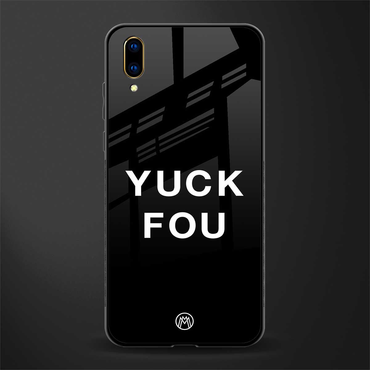 yuck fou glass case for vivo v11 pro image
