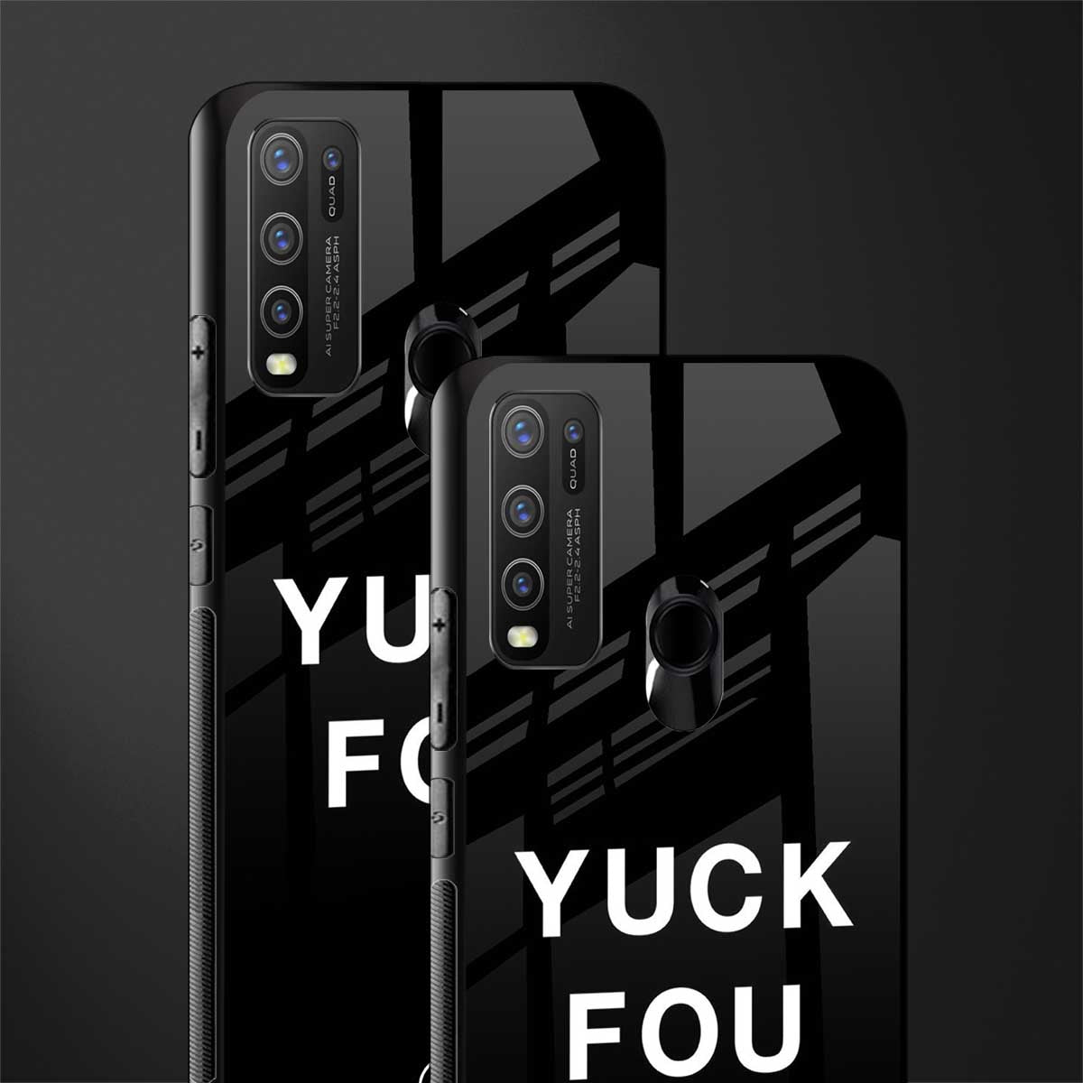 yuck fou glass case for vivo y30 image-2