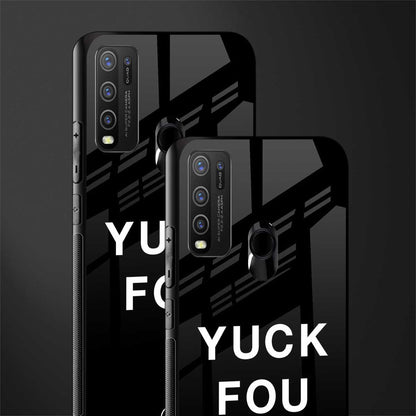 yuck fou glass case for vivo y50 image-2