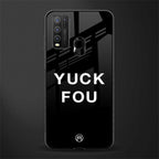 yuck fou glass case for vivo y50 image