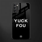 yuck fou glass case for samsung galaxy note 20 image
