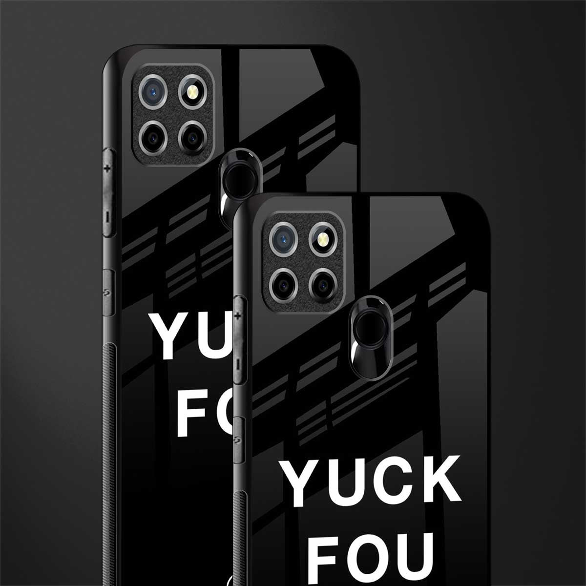 yuck fou glass case for realme narzo 30a image-2