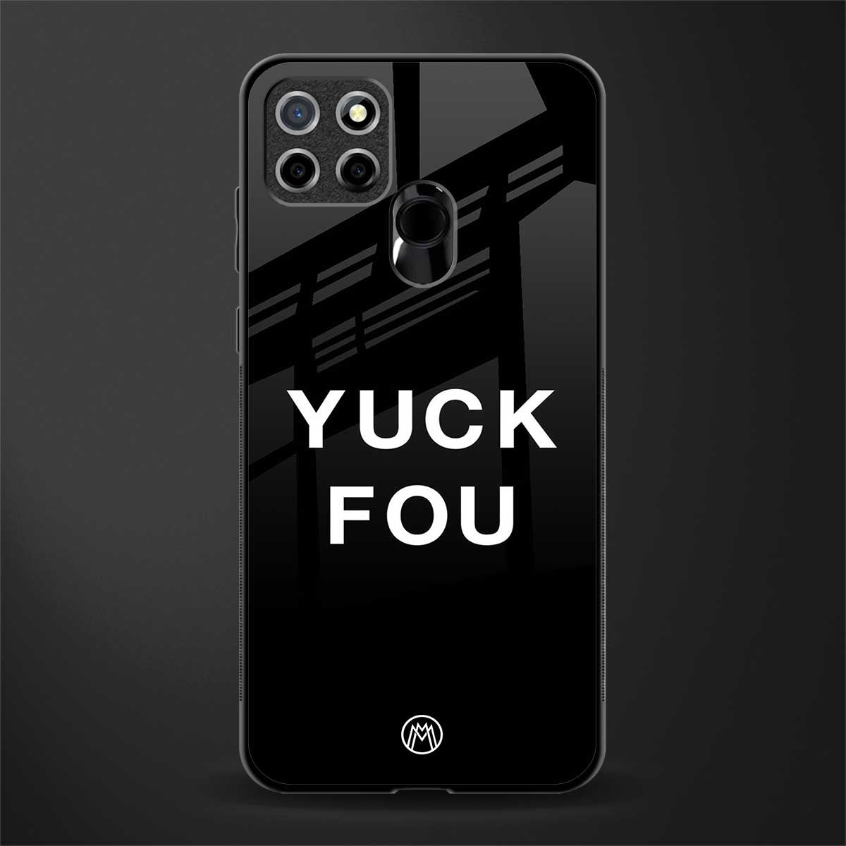 yuck fou glass case for realme narzo 30a image