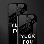 yuck fou glass case for redmi 9 prime image-2