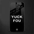 yuck fou glass case for redmi 9 prime image