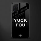 yuck fou glass case for samsung galaxy s20 plus image