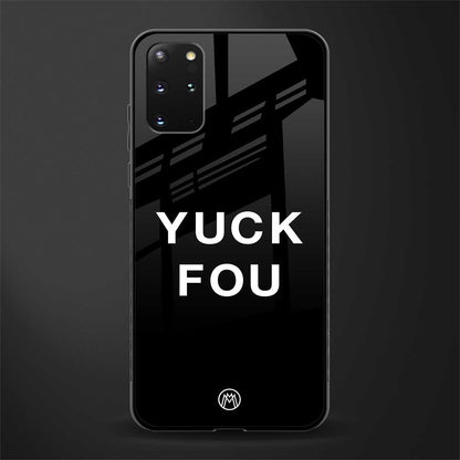 yuck fou glass case for samsung galaxy s20 plus image