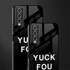 yuck fou glass case for vivo y20i vivo y20t image-2