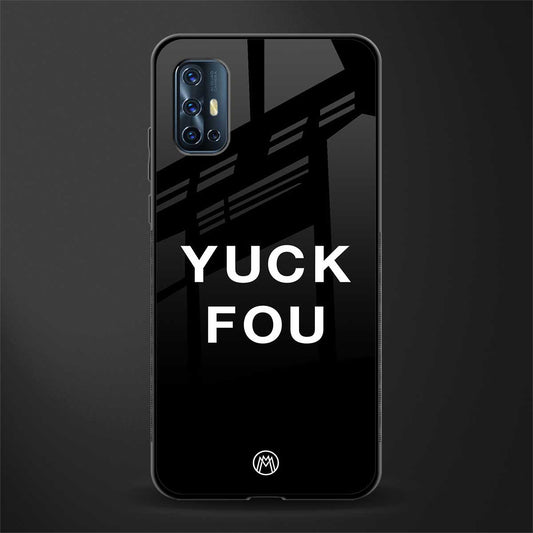 yuck fou glass case for vivo v17 image