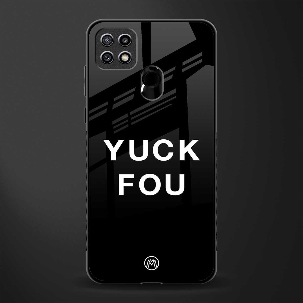 yuck fou glass case for oppo a15s image