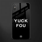 yuck fou glass case for redmi 9a image