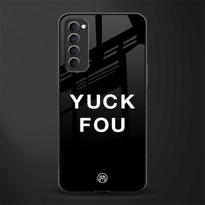 yuck fou glass case for oppo reno 4 pro image