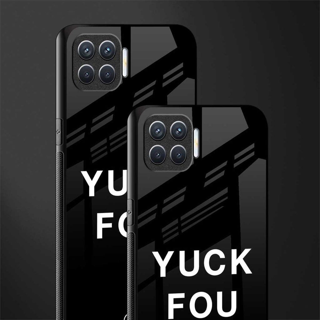 yuck fou glass case for oppo f17 image-2