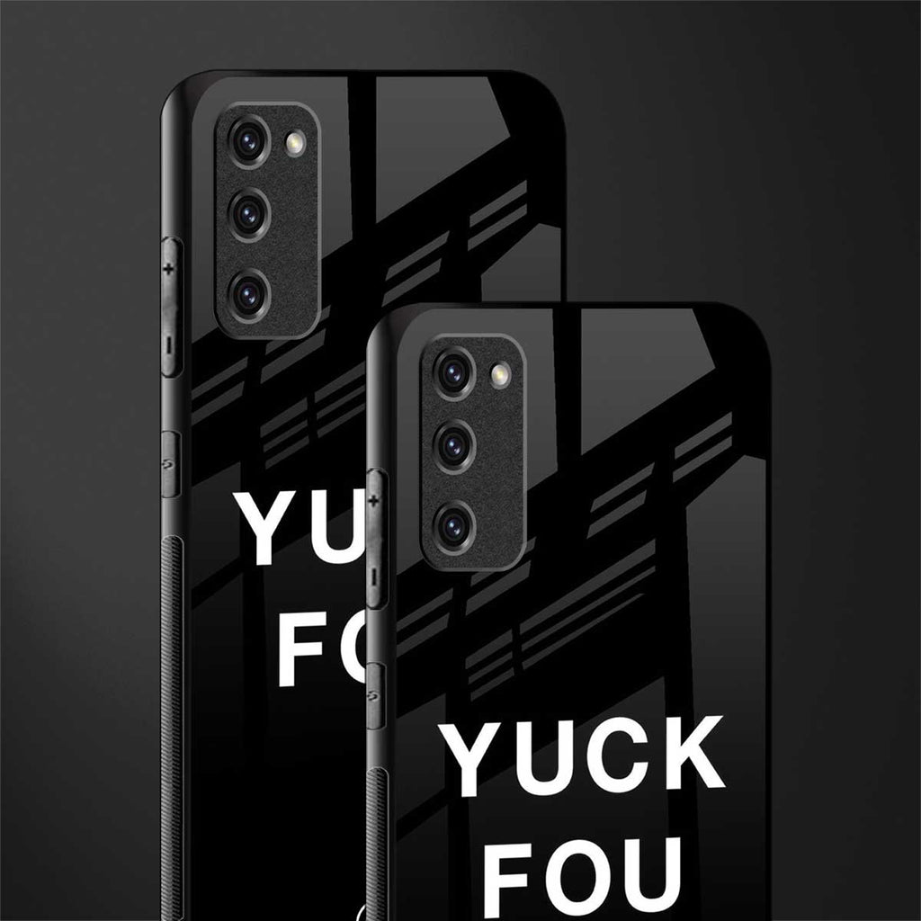 yuck fou glass case for samsung galaxy s20 fe image-2