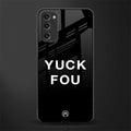yuck fou glass case for samsung galaxy s20 fe image