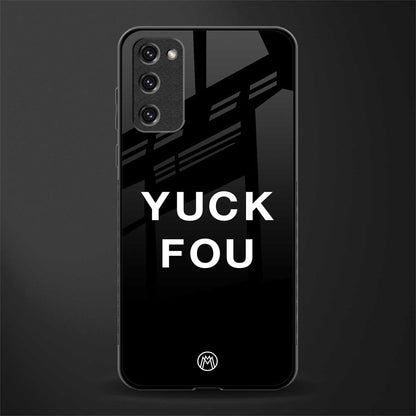 yuck fou glass case for samsung galaxy s20 fe image