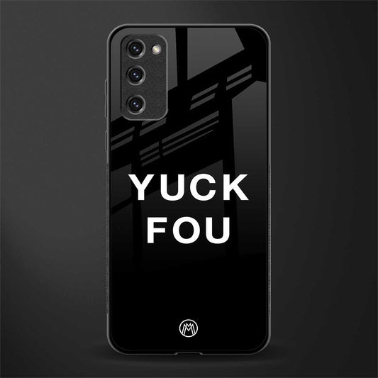 yuck fou glass case for samsung galaxy s20 fe image