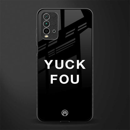 yuck fou glass case for redmi 9 power image