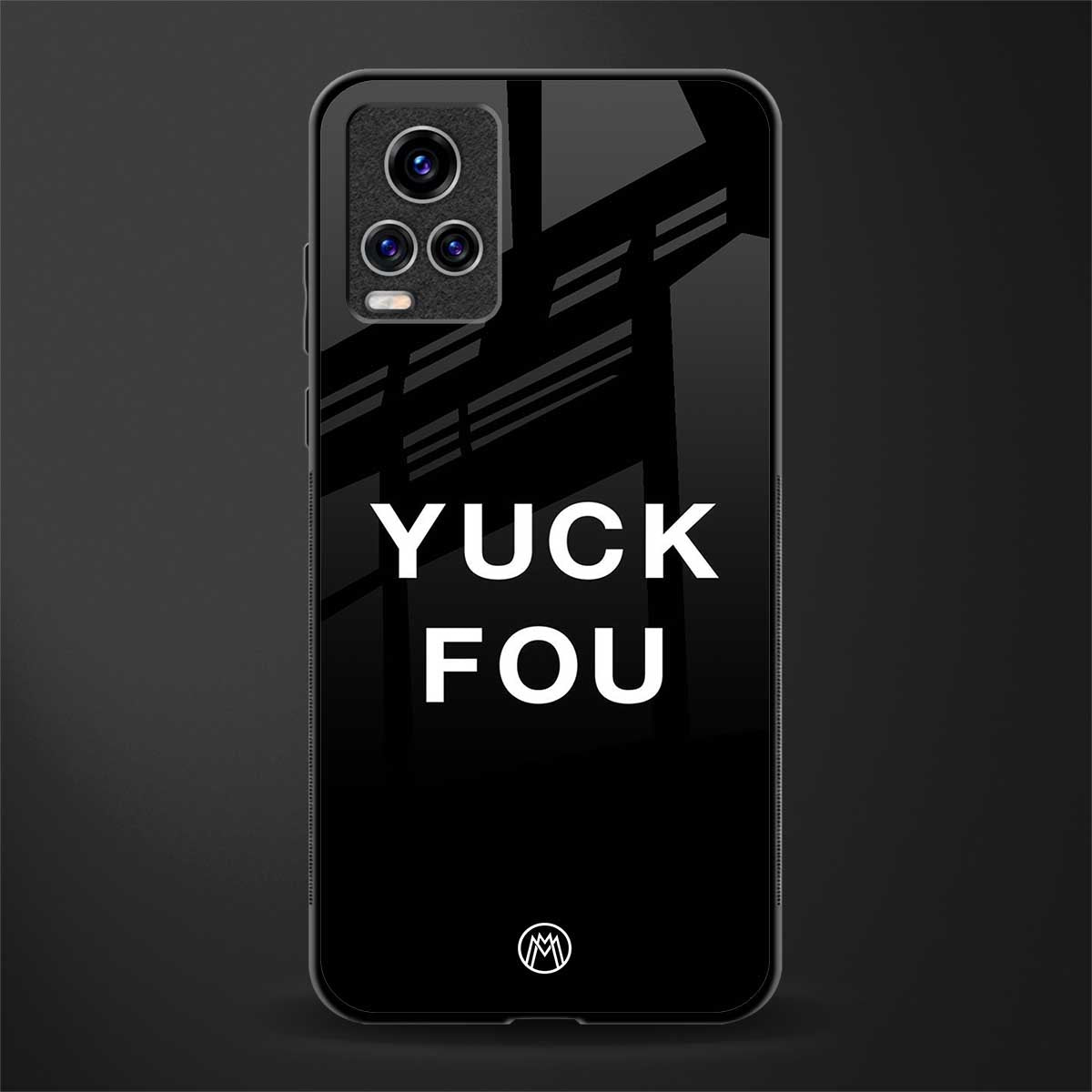 yuck fou glass case for vivo v20 pro image