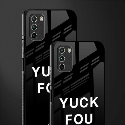 yuck fou glass case for poco m3 image-2