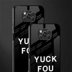 yuck fou glass case for poco x3 image-2