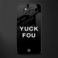 yuck fou glass case for poco x3 pro image
