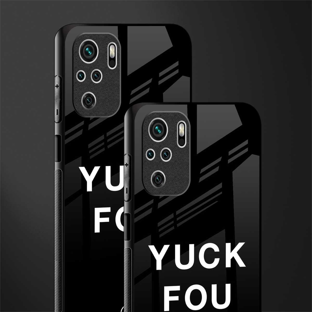 yuck fou glass case for redmi note 10 image-2