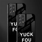 yuck fou glass case for samsung galaxy a72 image-2