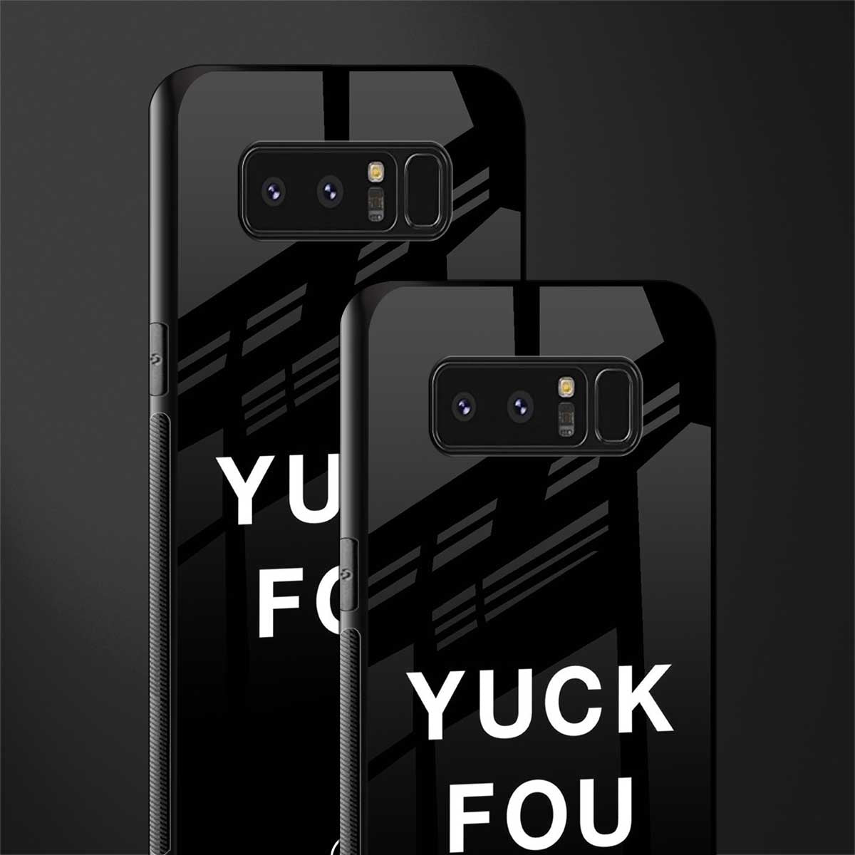 yuck fou glass case for samsung galaxy note 8 image-2