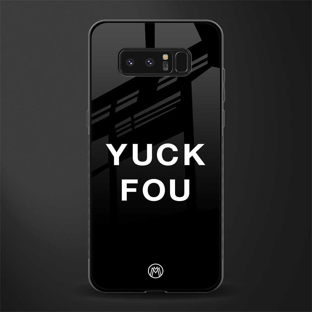 yuck fou glass case for samsung galaxy note 8 image