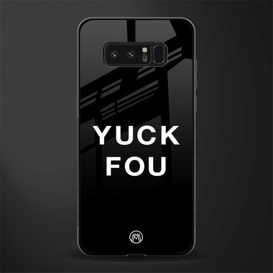 yuck fou glass case for samsung galaxy note 8 image