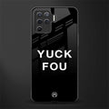 yuck fou glass case for oppo f19 pro image