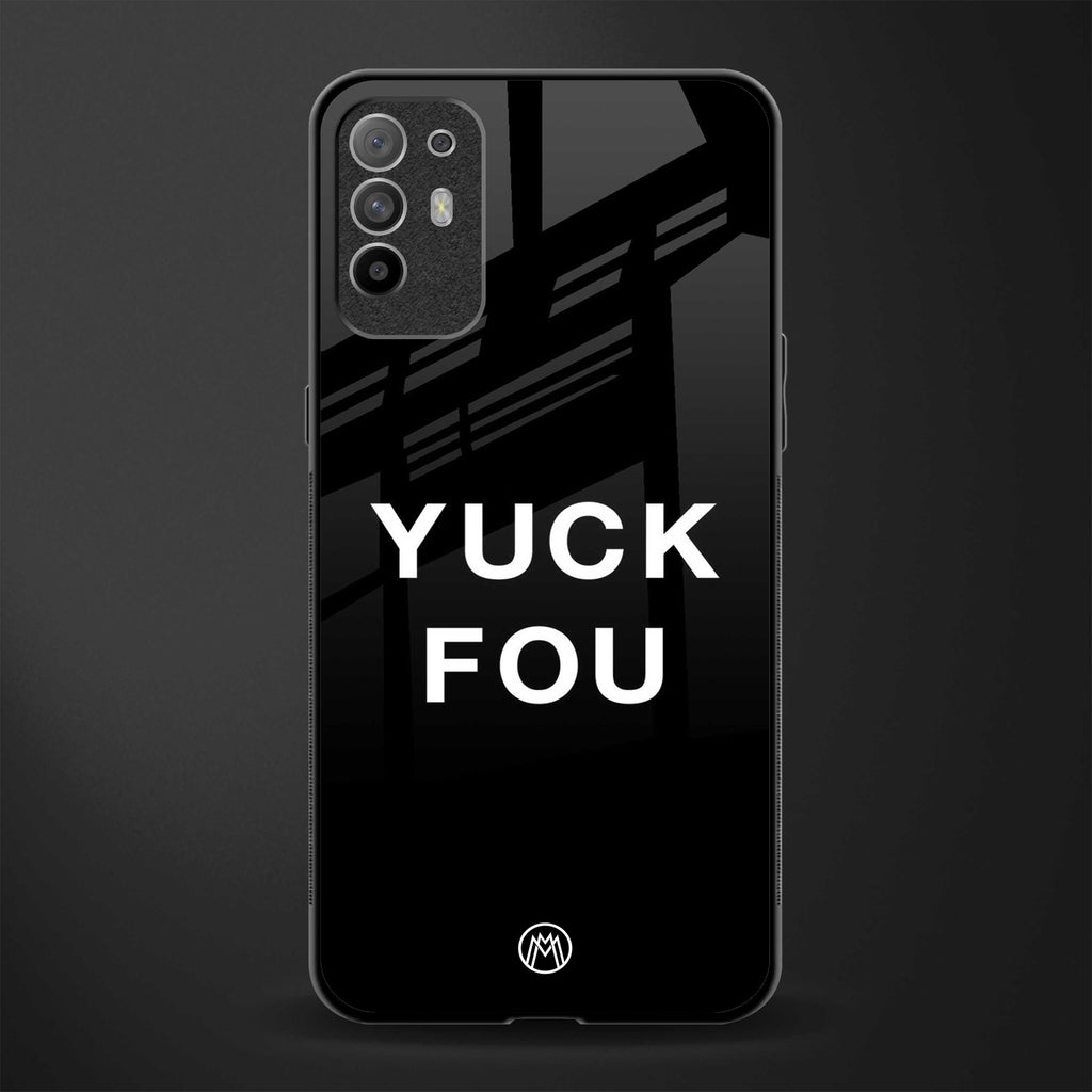 yuck fou glass case for oppo f19 pro plus image