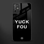 yuck fou glass case for oppo f19 pro plus image