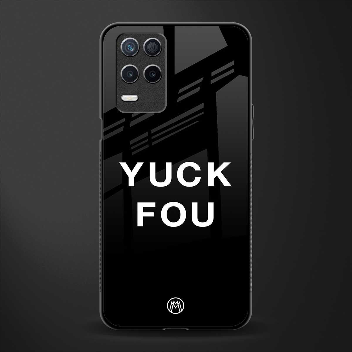 yuck fou glass case for realme 8 5g image