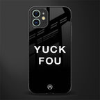 yuck fou glass case for iphone 12 image
